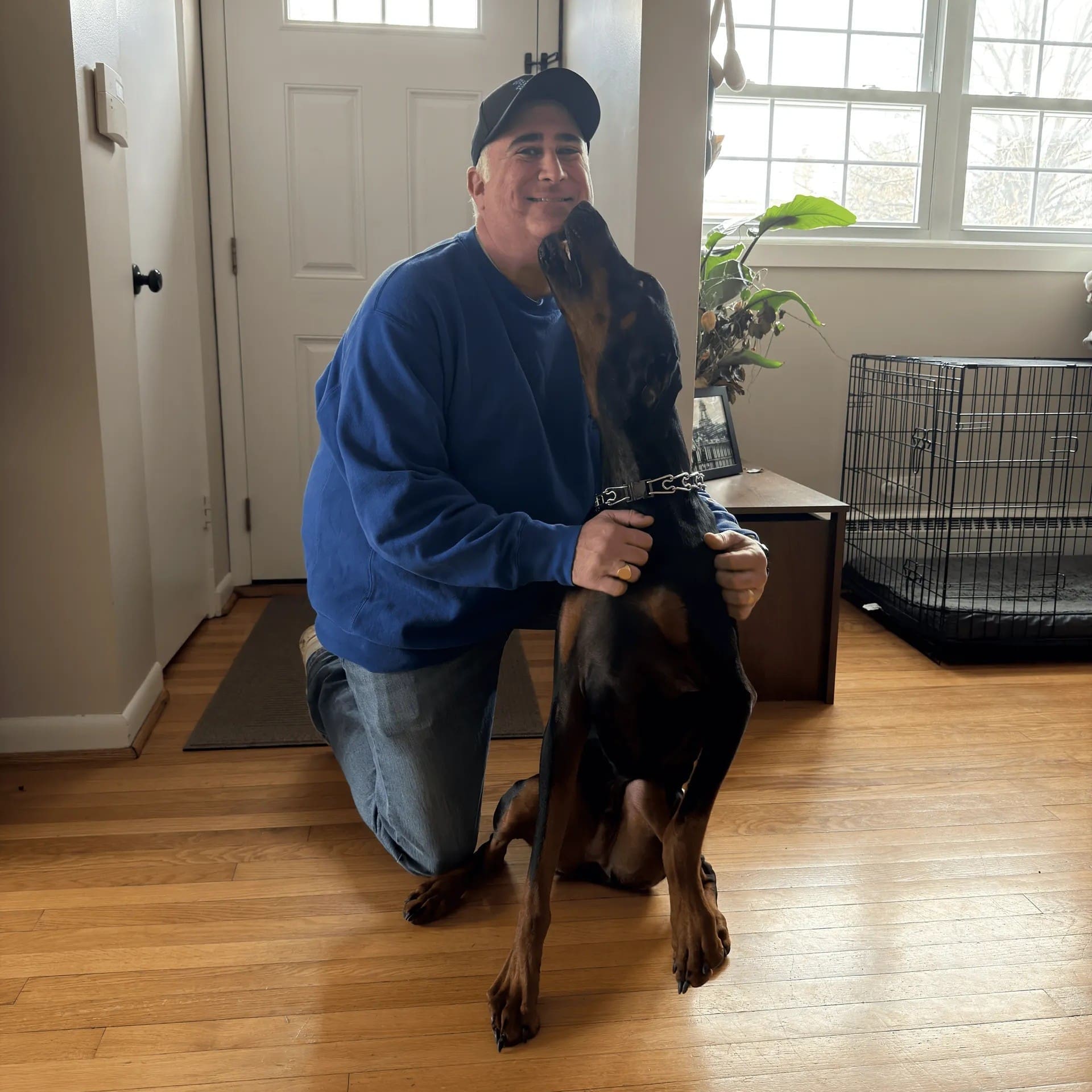 Dog Trainer Rich with a happy customer